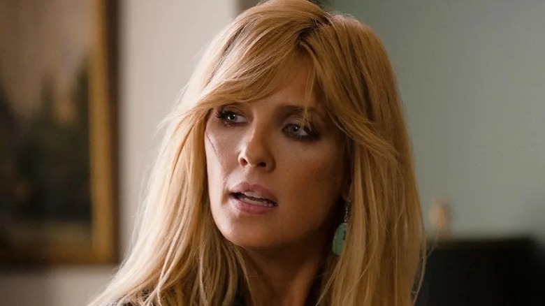 Beth Dutton looking angry