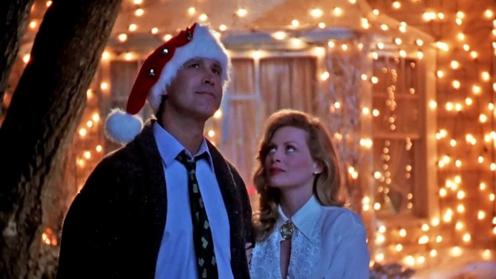 Chevy Chase and Beverly D'Angelo in National Lampoon's Christmas Vacation