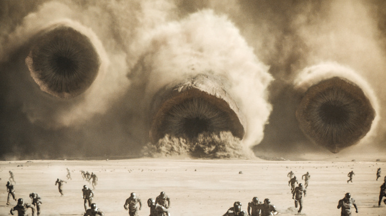 Sandworm attacking people