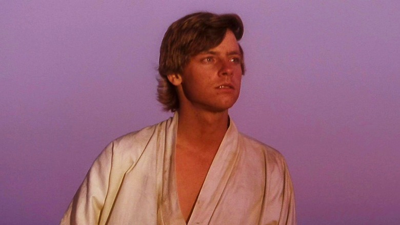 Luke Skywalker looking at horizon