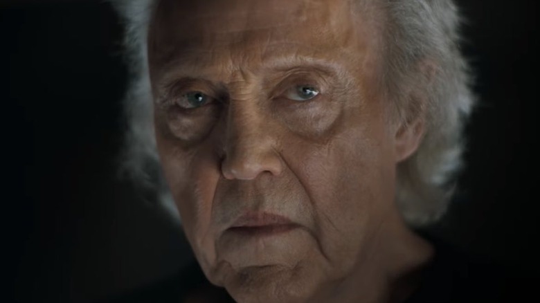 Christopher Walken staring