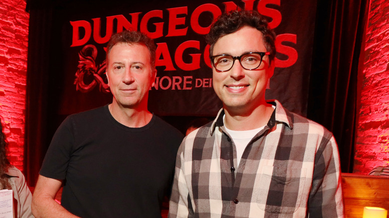 Jonathan Goldstein and John Francis Daley smiling