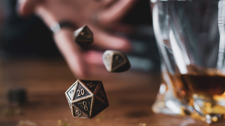 Dungeons & Dragons dice rolling