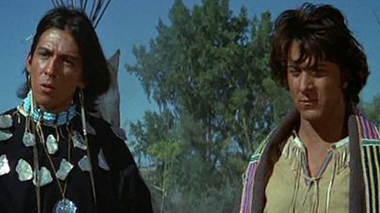 Chief Dan George and Dustin Hoffman