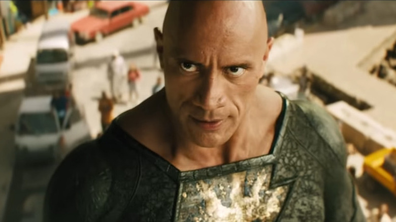 Dwayne Johnson looking fierce as Black Adam