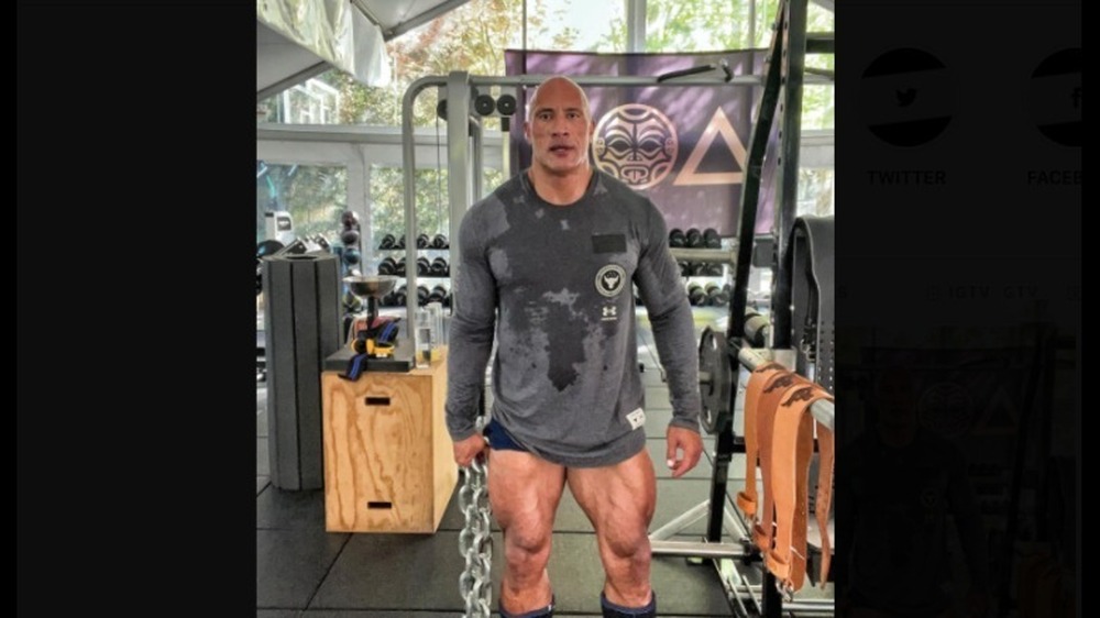 Dwayne Johnson thighs