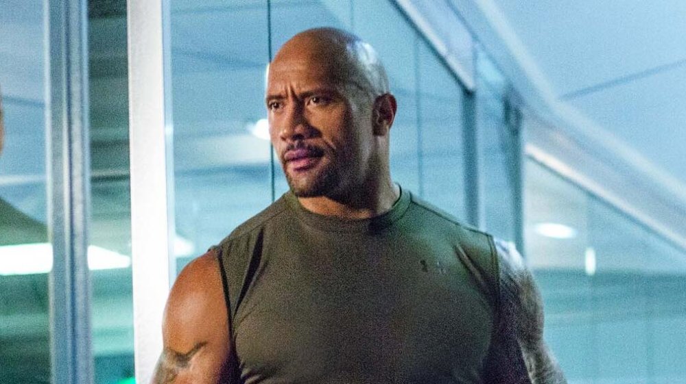 Dwayne Johnson in Furious 7