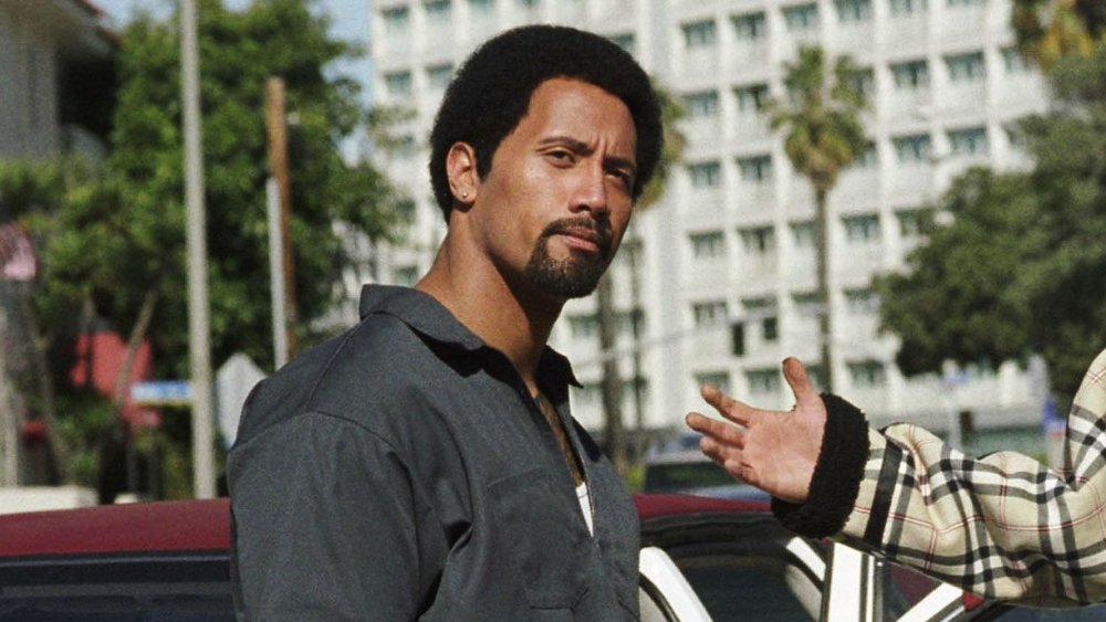 Dwayne Johnson (center) in Be Cool