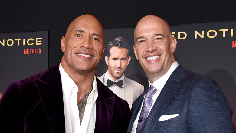 Dwayne Johnson and Hiram Garcia