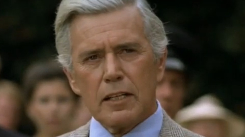 Blake Carrington speaking angrily