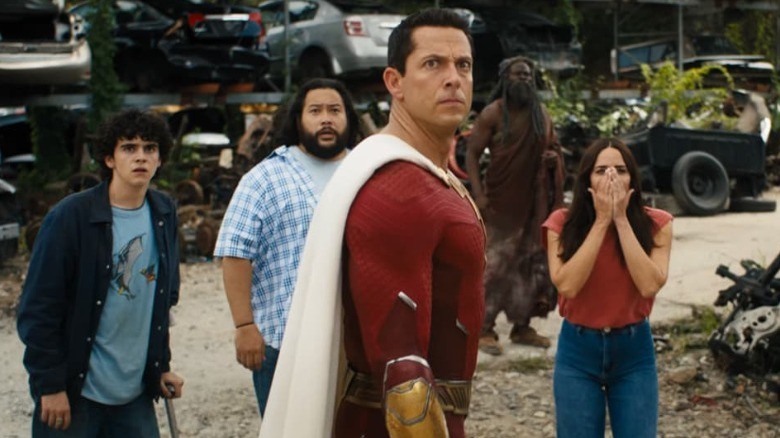 The cast of Shazam! Fury of the Gods concerned