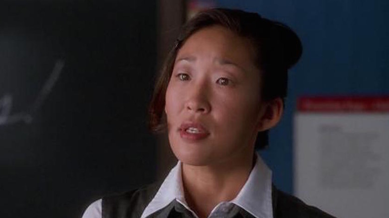 Sandra Oh reacts