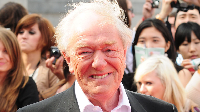 Michael Gambon at Harry Potter premiere