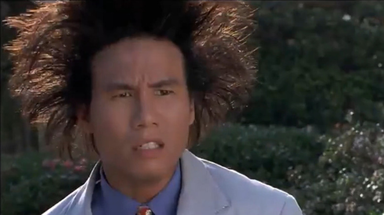 BD Wong with crazy hair