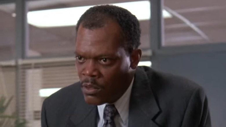 Samuel L. Jackson looking angry