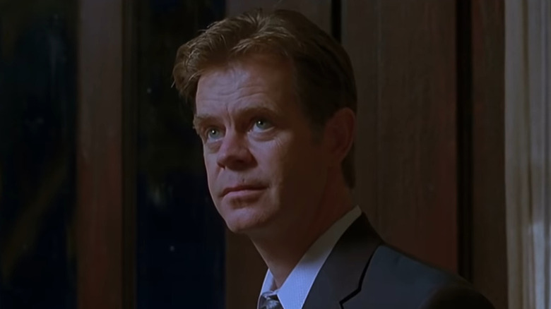 William H. Macy looking up