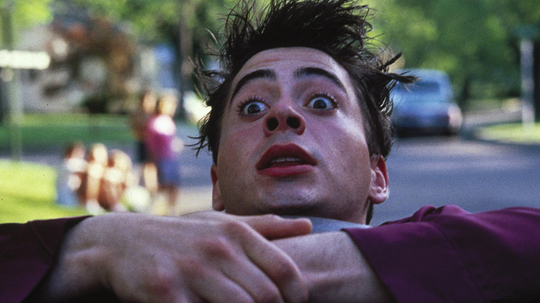 Robert Downey Jr. looking terrified