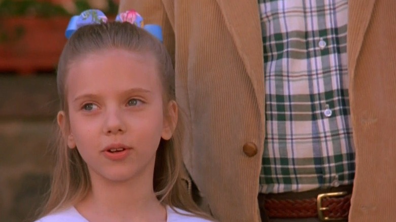 Scarlett Johansson as a child