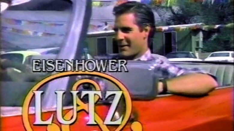 Smug Scott Bakula driving car