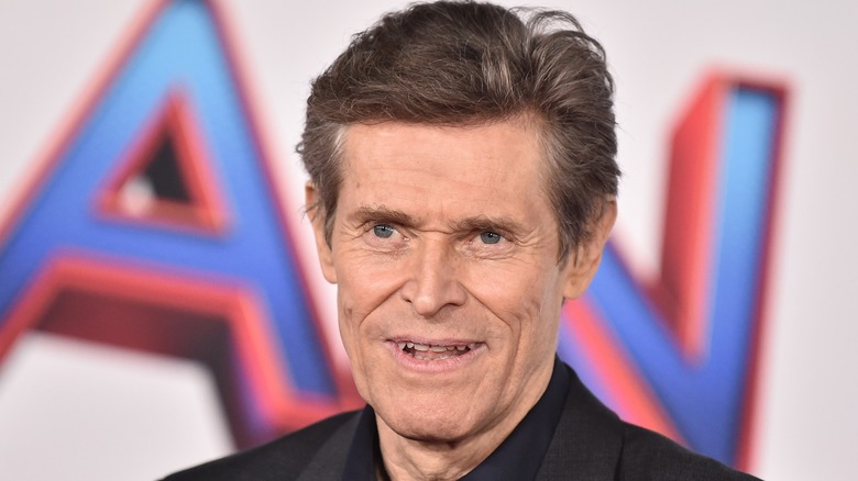 Willem Dafoe on the  red carpet