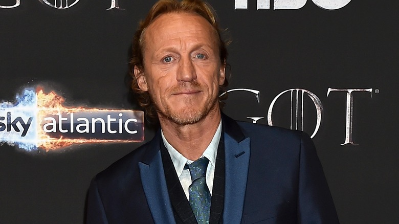 Jerome Flynn smiles