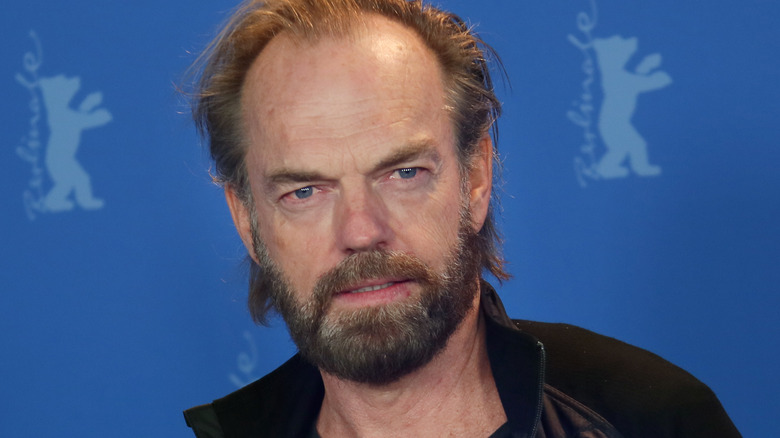 Hugo Weaving on the red carpet