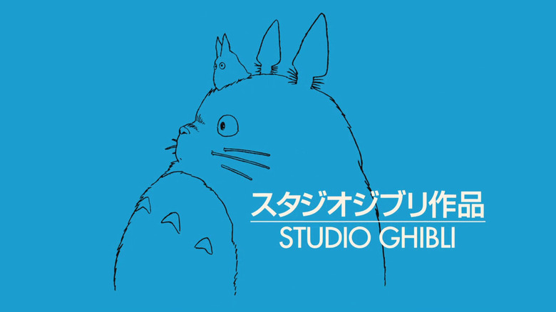 the Studio Ghibli logo, featuring Totoro