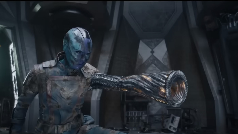 Nebula deploys her weaponized arm