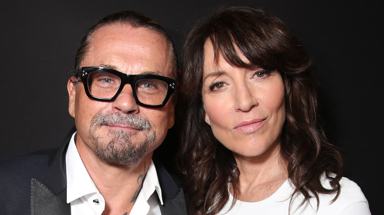 Katey Sagal and Kurt Sutter on red carpet