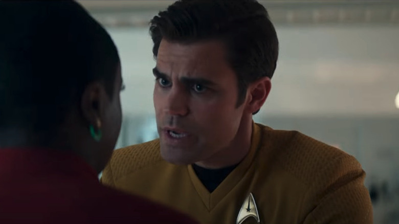 Kirk pleads with Uhura