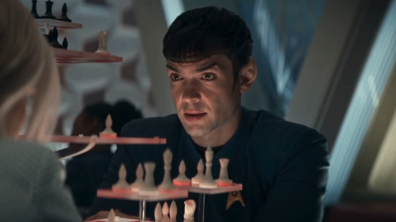 Spock plays chess