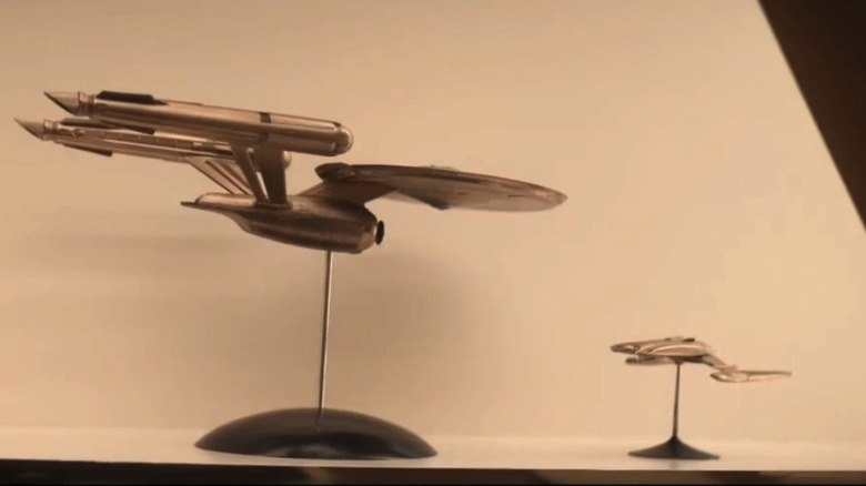 Two starship models