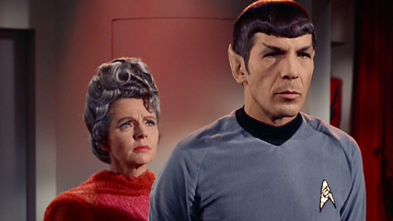 Amanda talks to Spock