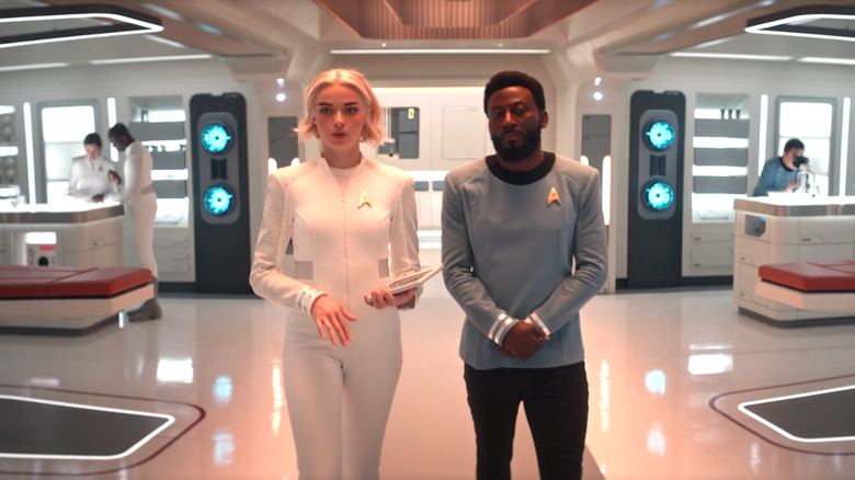 Chapel and M'Benga in sickbay