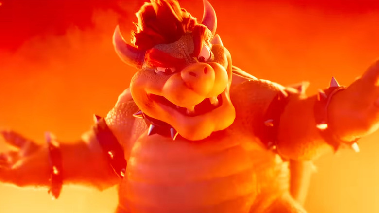 Bowser laughs