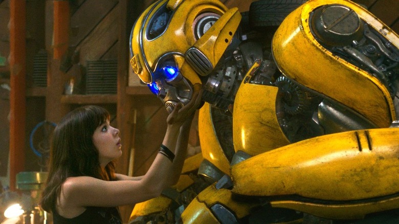 Charlie consoling Bumblebee