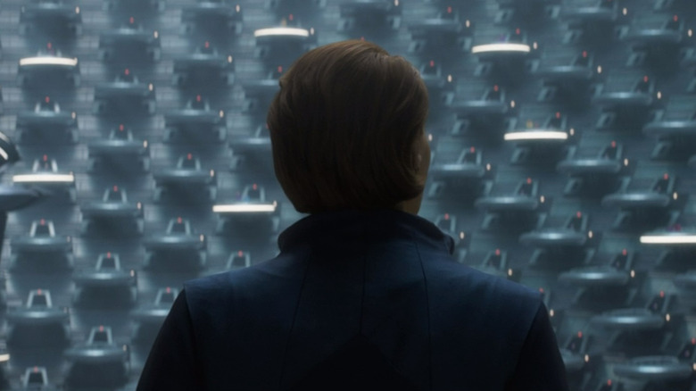 Mon Mothma addressing the Senate