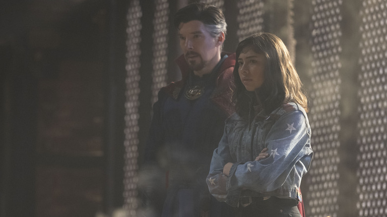 America Chavez with Doctor Strange