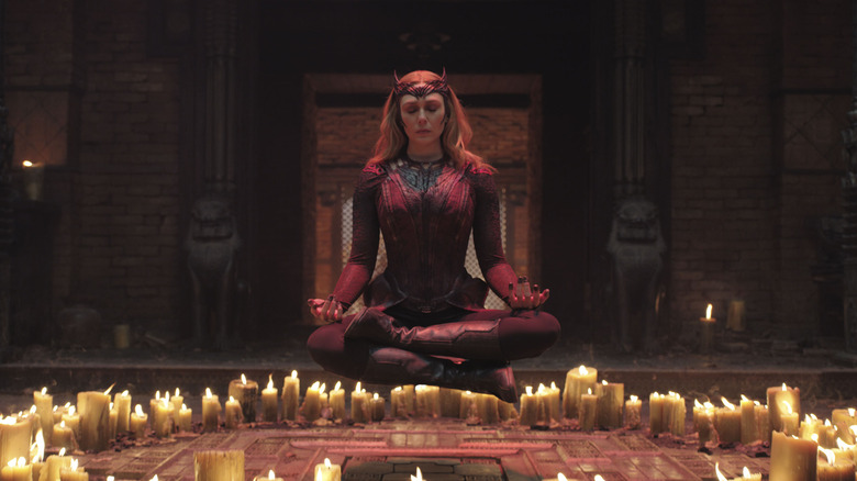 Scarlet Witch performing a spell