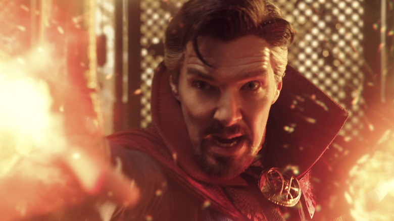 Doctor Strange using magic