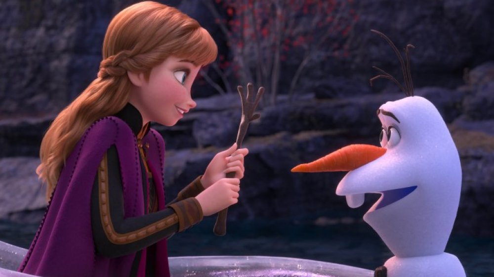 Anna and Olaf from Frozen 2