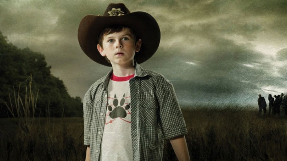 Chandler Riggs as Carl Grimes in The Walking Dead