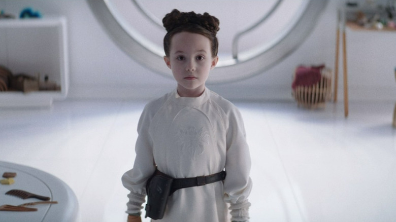 Young Princess Leia on Alderaan