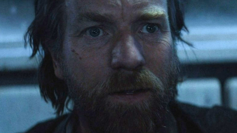 Obi-Wan looking haggard