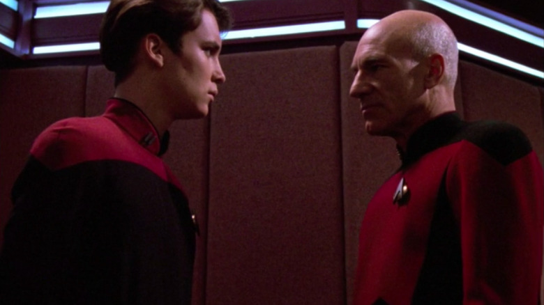 Wesley speaks to Picard