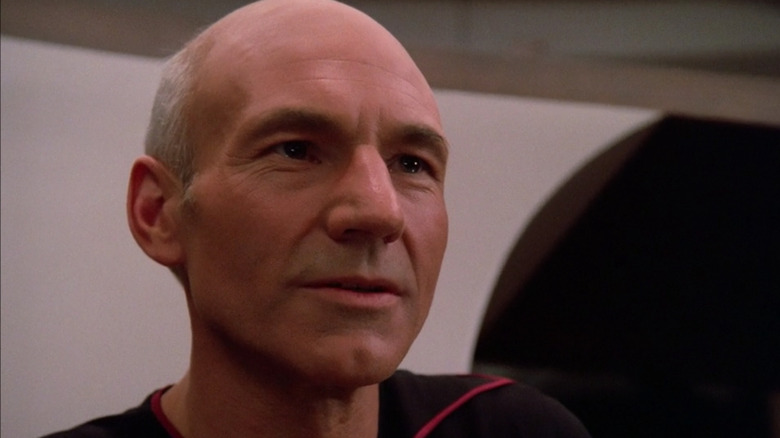 Picard orders the ship to explore