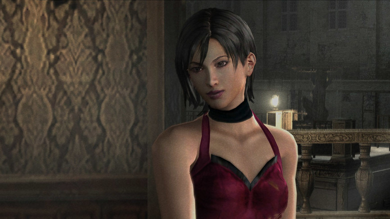 Ada Wong talking to Leon in RE4