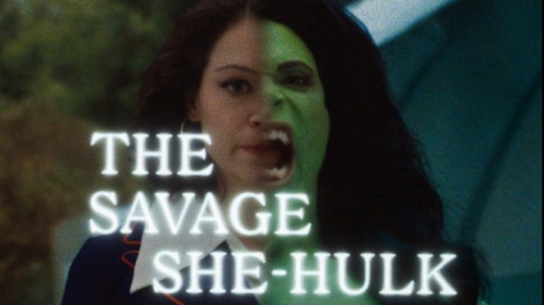 "The Savage She-Hulk" title card