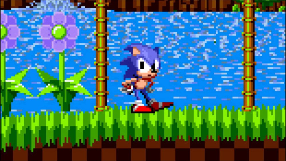 Sonic the Hedgehog idle animation