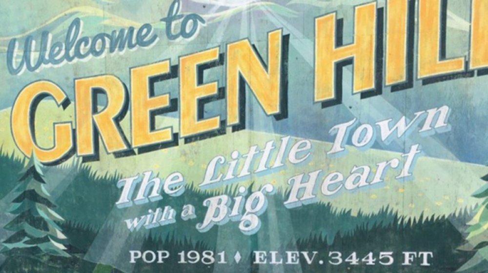 The Green Hill Montana sign from Sonic the Hedgehog